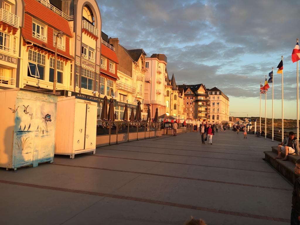 Le Wim'Heureux Terrasse Wimereux Exterior foto