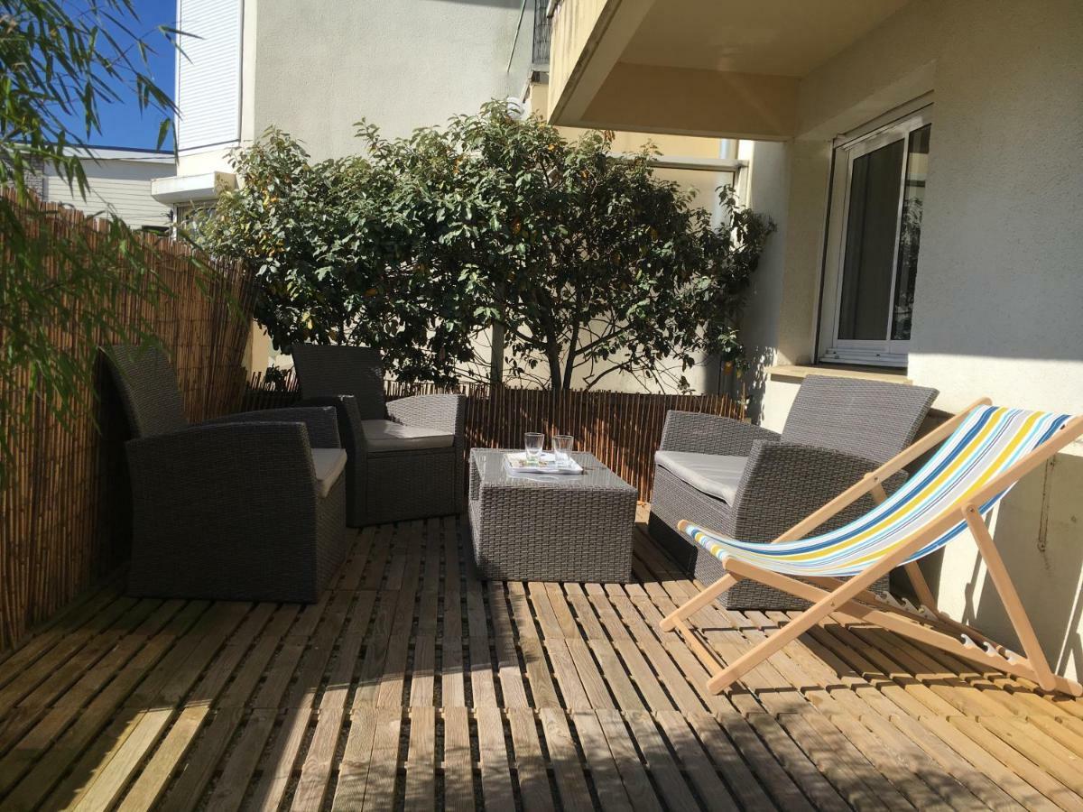 Le Wim'Heureux Terrasse Wimereux Exterior foto