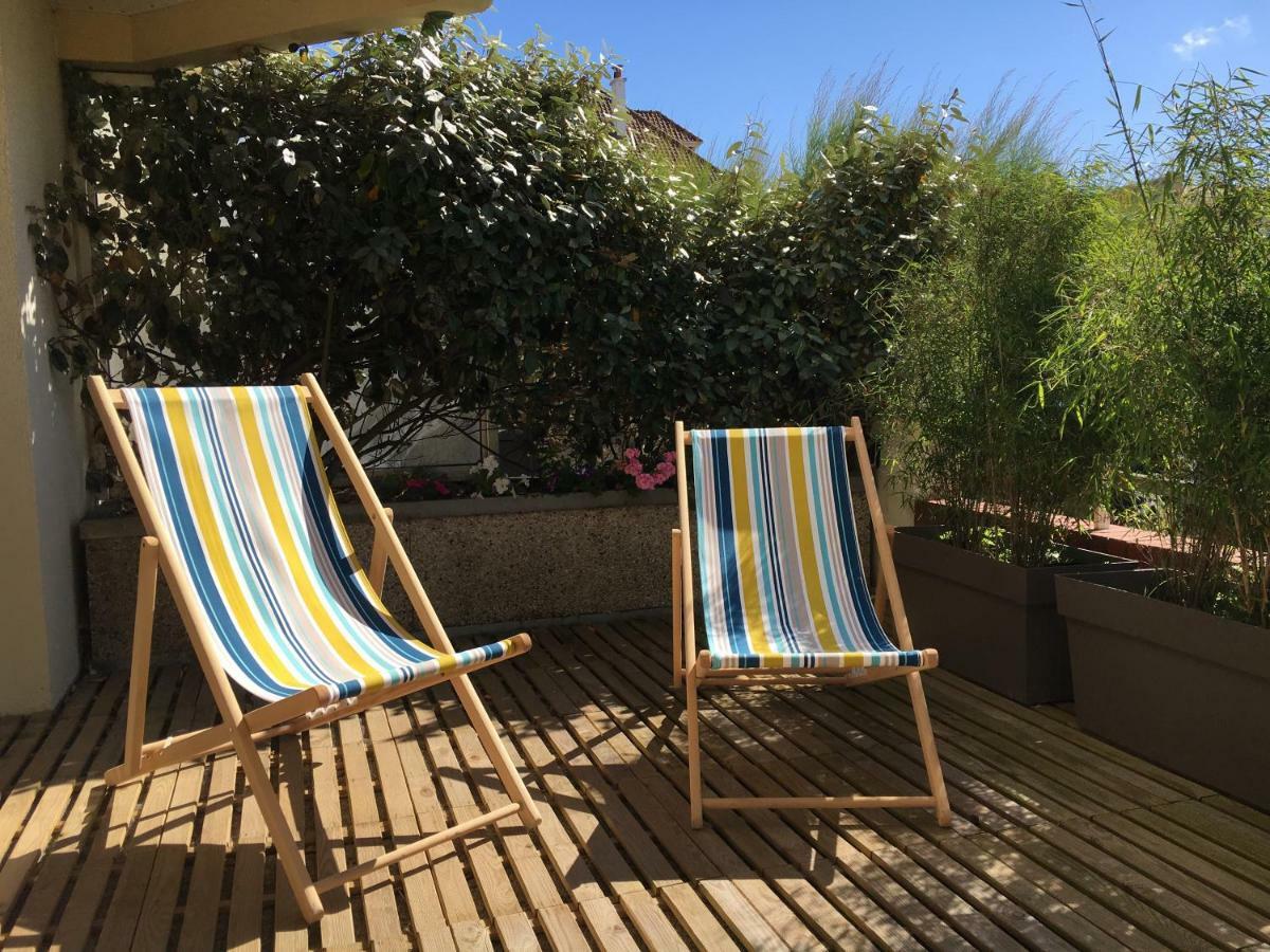 Le Wim'Heureux Terrasse Wimereux Exterior foto